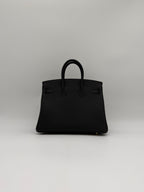 Hermès Birkin 25 Black Togo Gold Hardware