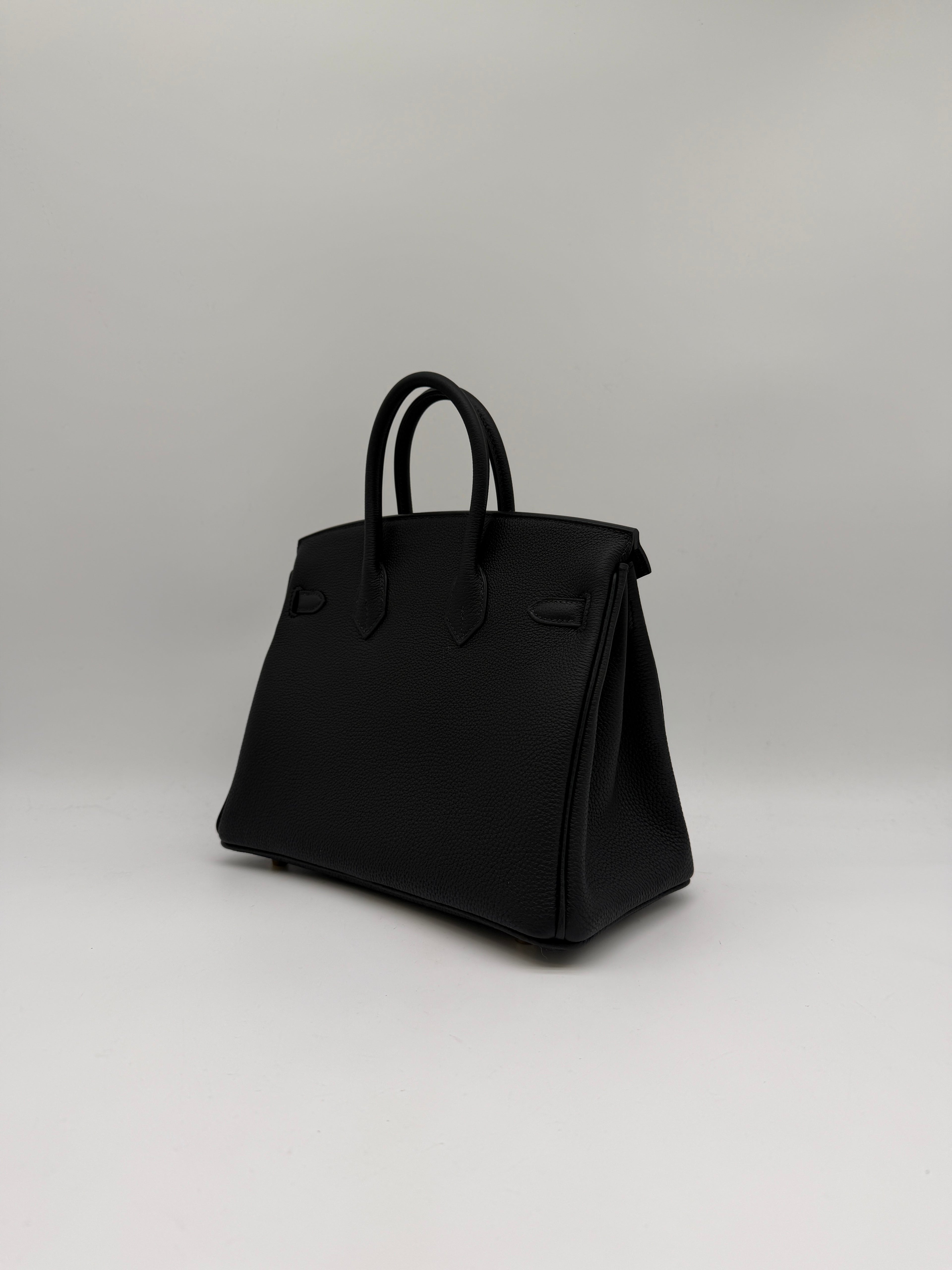 Hermès Birkin 25 Black Togo Gold Hardware