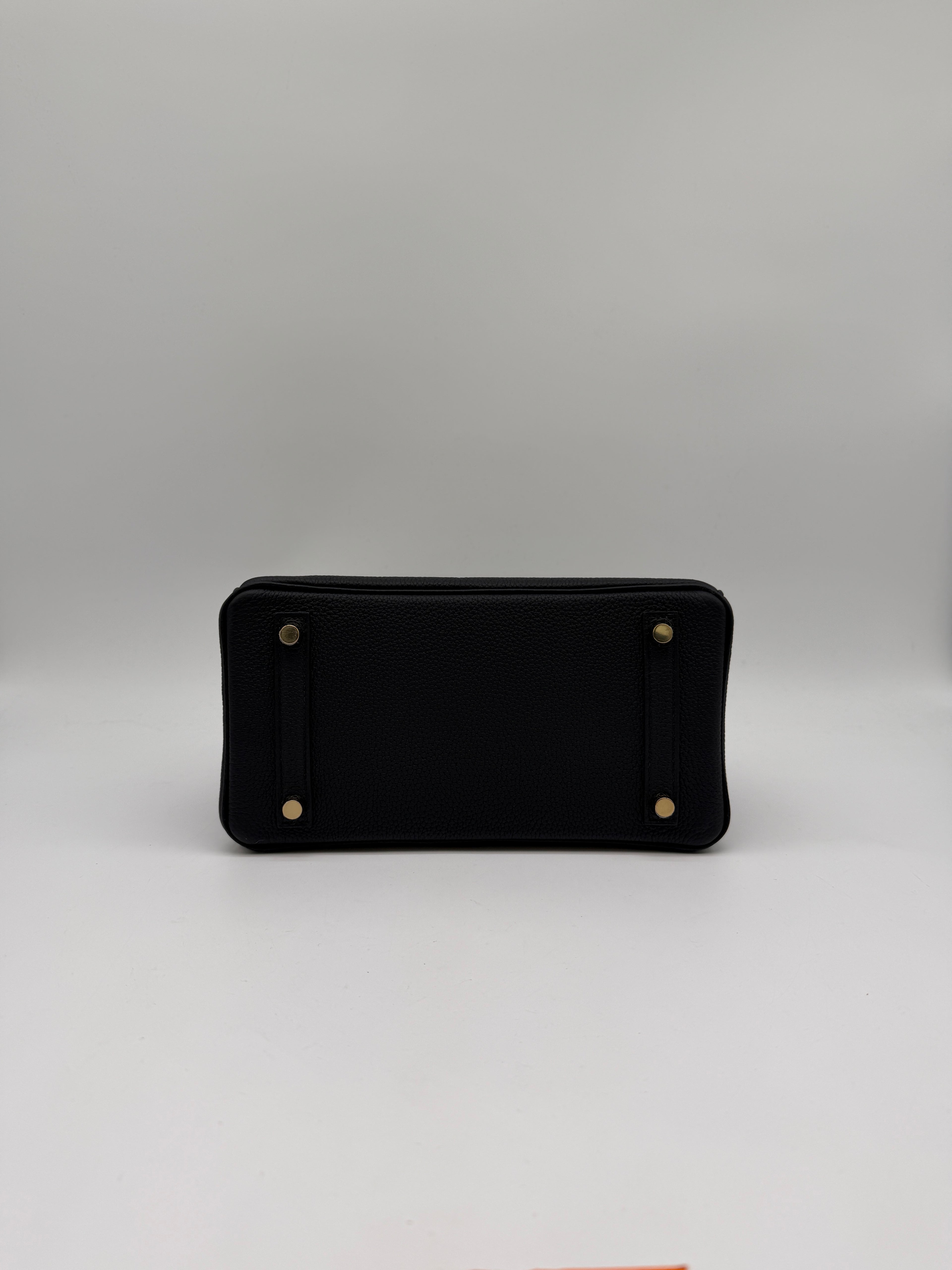 Hermès Birkin 25 Black Togo Gold Hardware
