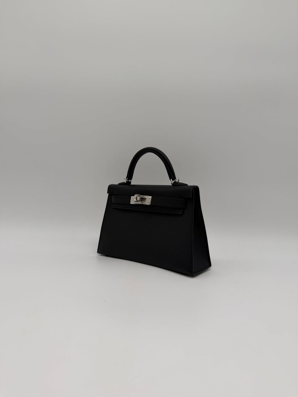 Hermès Mini Kelly HSS Verso Black/ Bordeaux Epsom Palladium Hardware