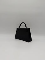 Hermès Mini Kelly HSS Verso Black/ Bordeaux Epsom Palladium Hardware