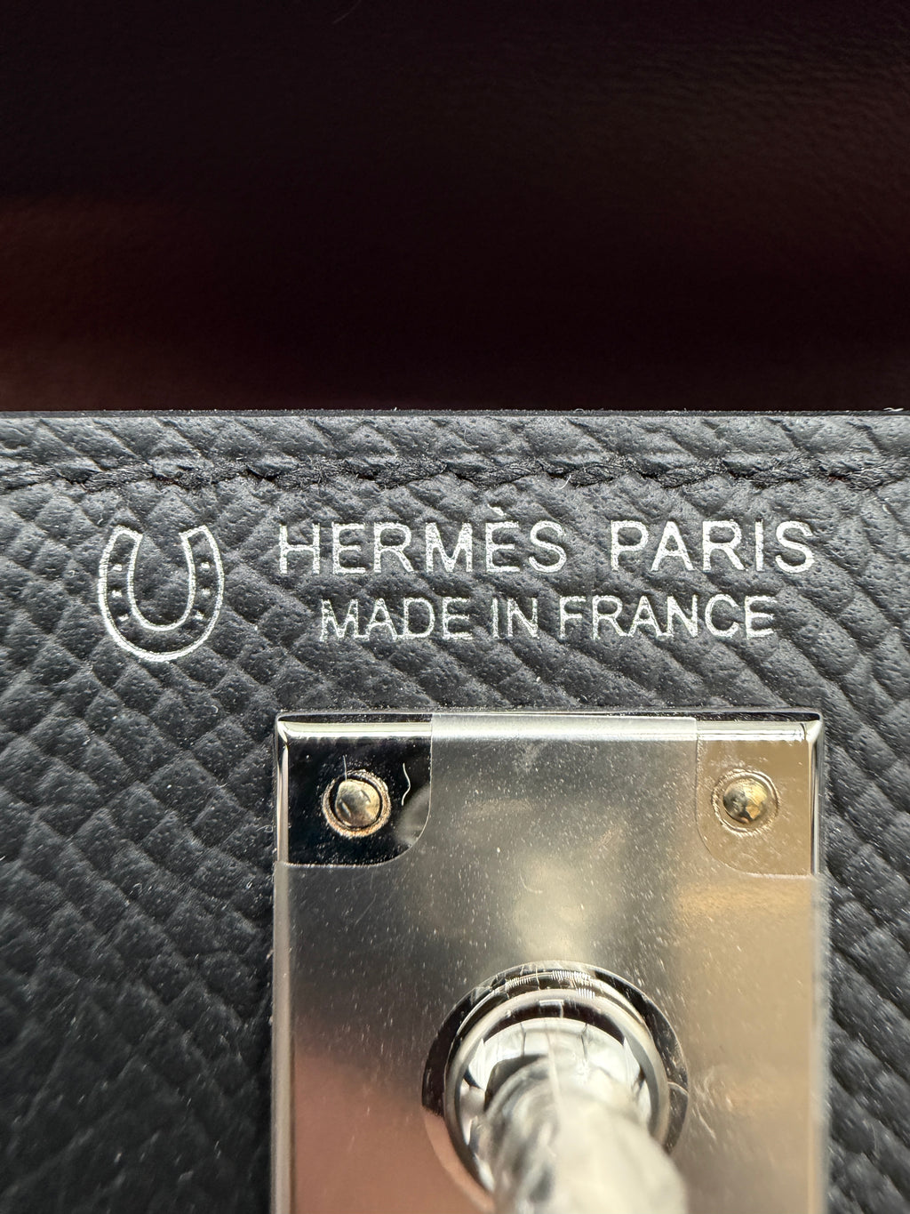 Hermès Mini Kelly HSS Verso Black/ Bordeaux Epsom Palladium Hardware