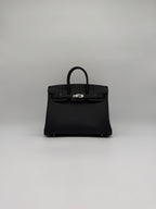Hermès Birkin 25 Black Togo Palladium Hardware