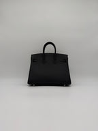 Hermès Birkin 25 Black Togo Palladium Hardware
