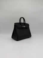 Hermès Birkin 25 Black Togo Palladium Hardware