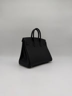 Hermès Birkin 25 Black Togo Palladium Hardware