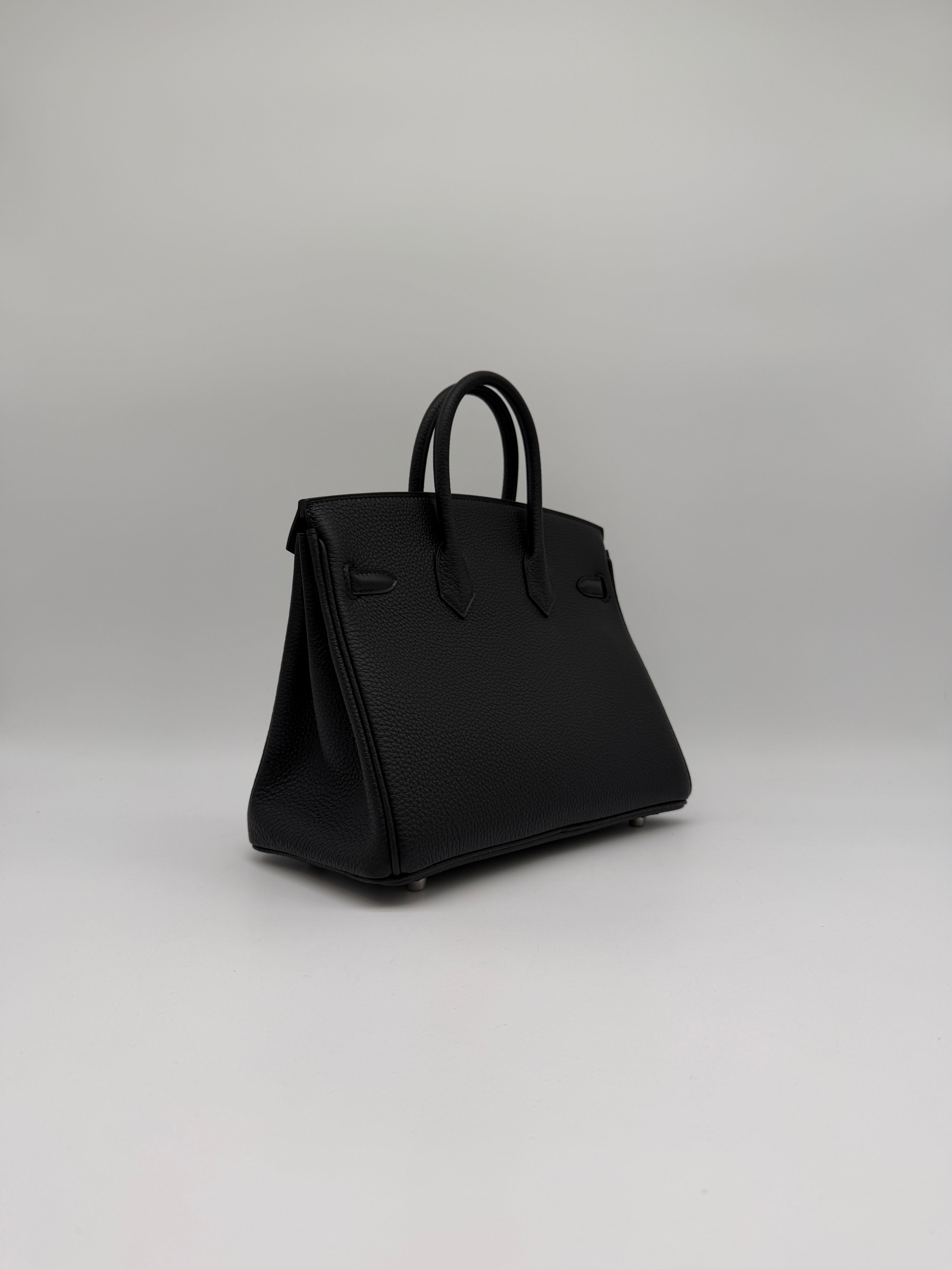Hermès Birkin 25 Black Togo Palladium Hardware