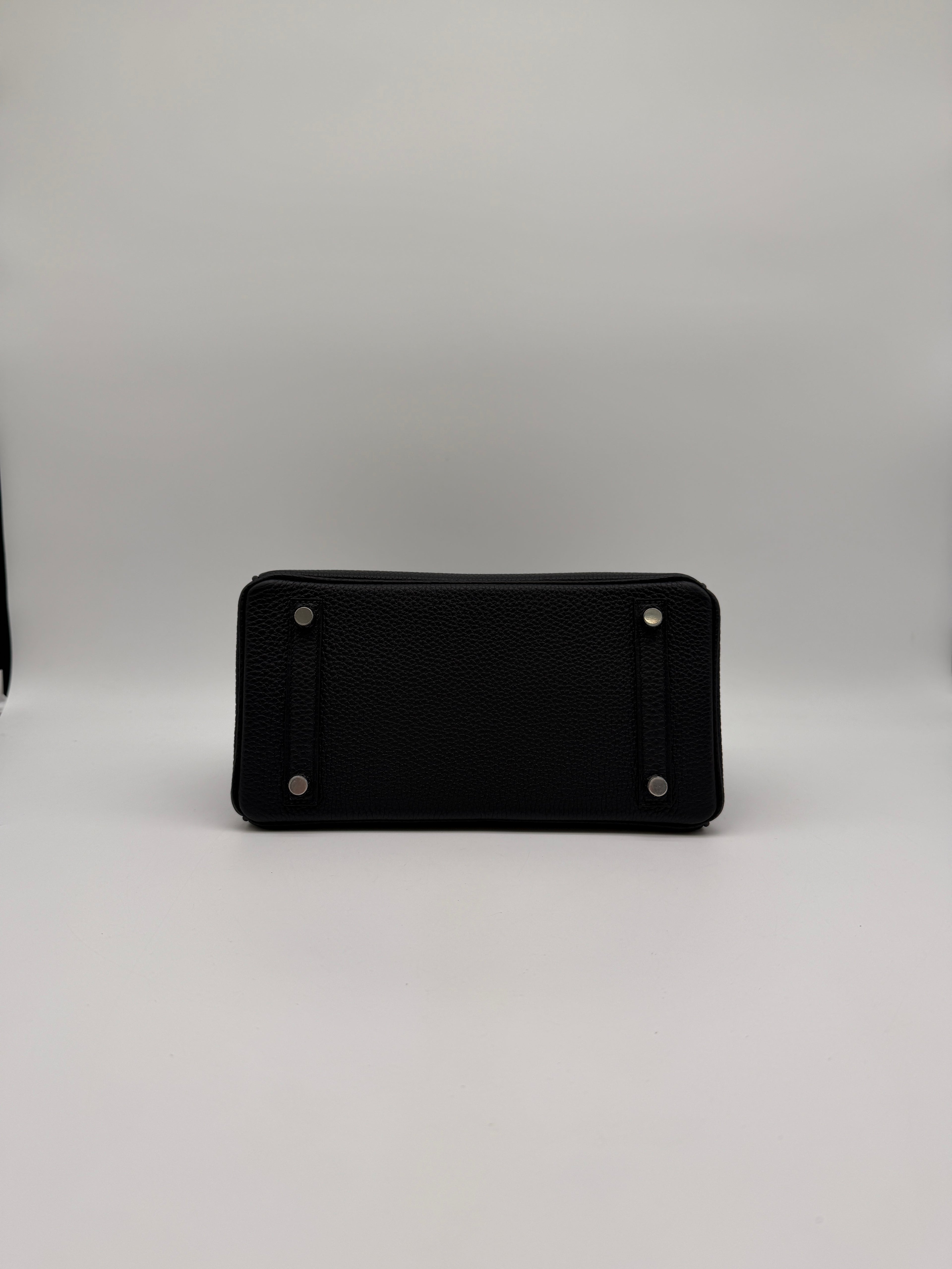 Hermès Birkin 25 Black Togo Palladium Hardware