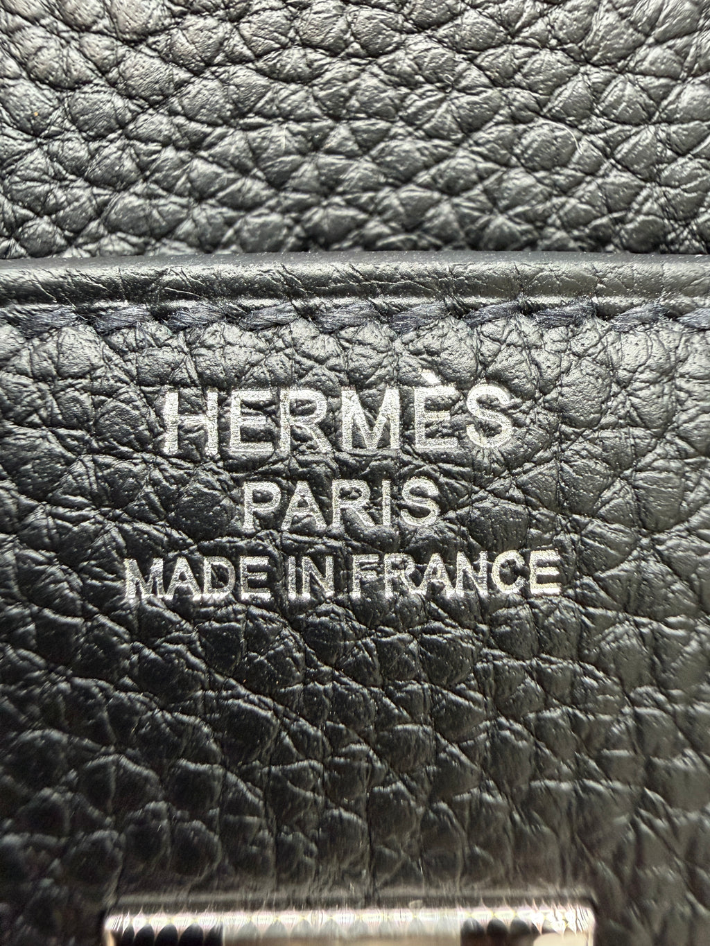 Hermès Birkin 25 Black Togo Palladium Hardware