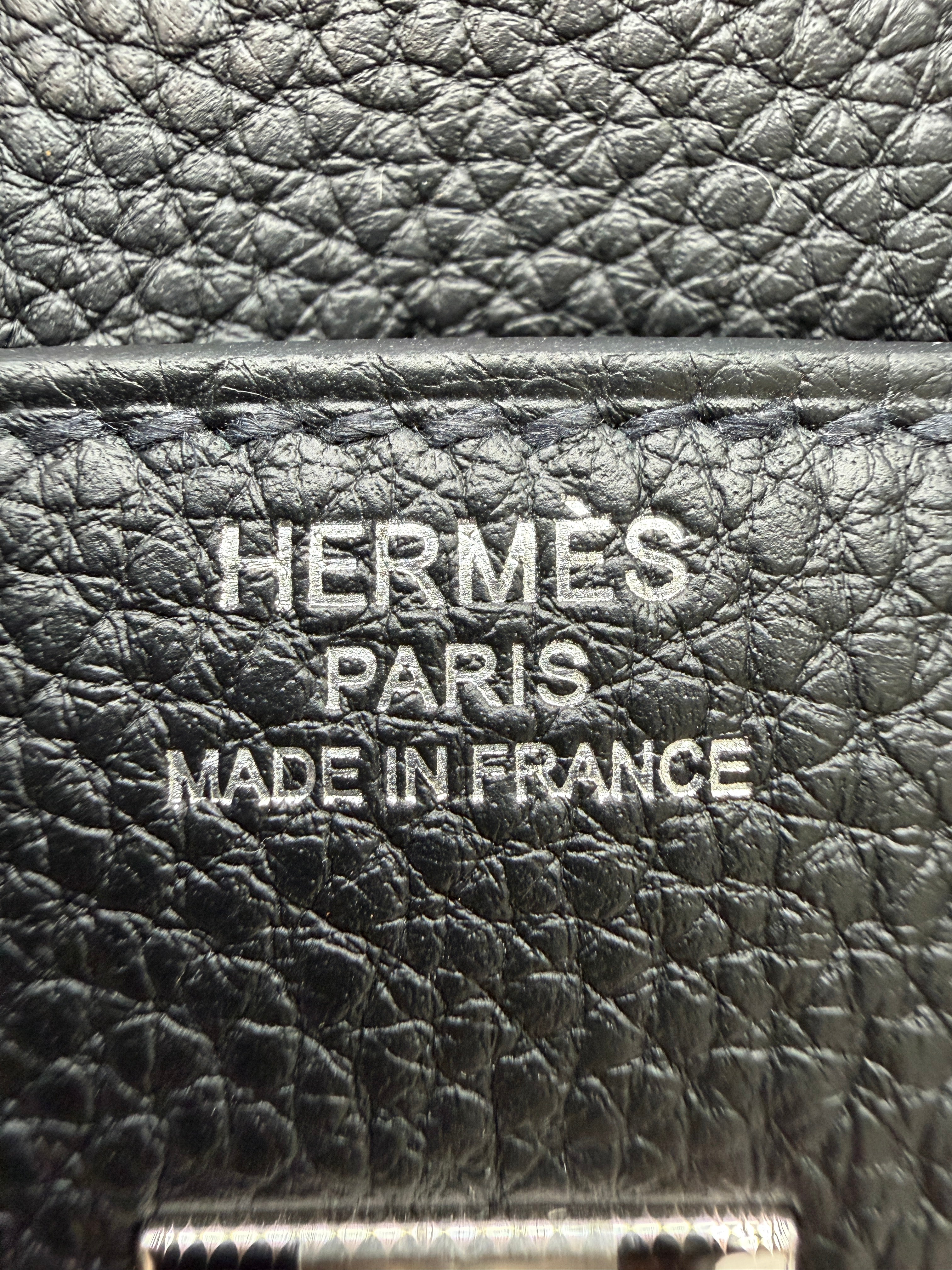 Hermès Birkin 25 Black Togo Palladium Hardware