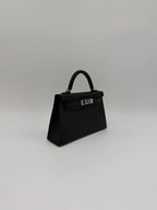 Hermès Mini Black Epsom Palladium Hardware