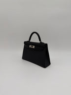 Hermès Mini Black Epsom Palladium Hardware