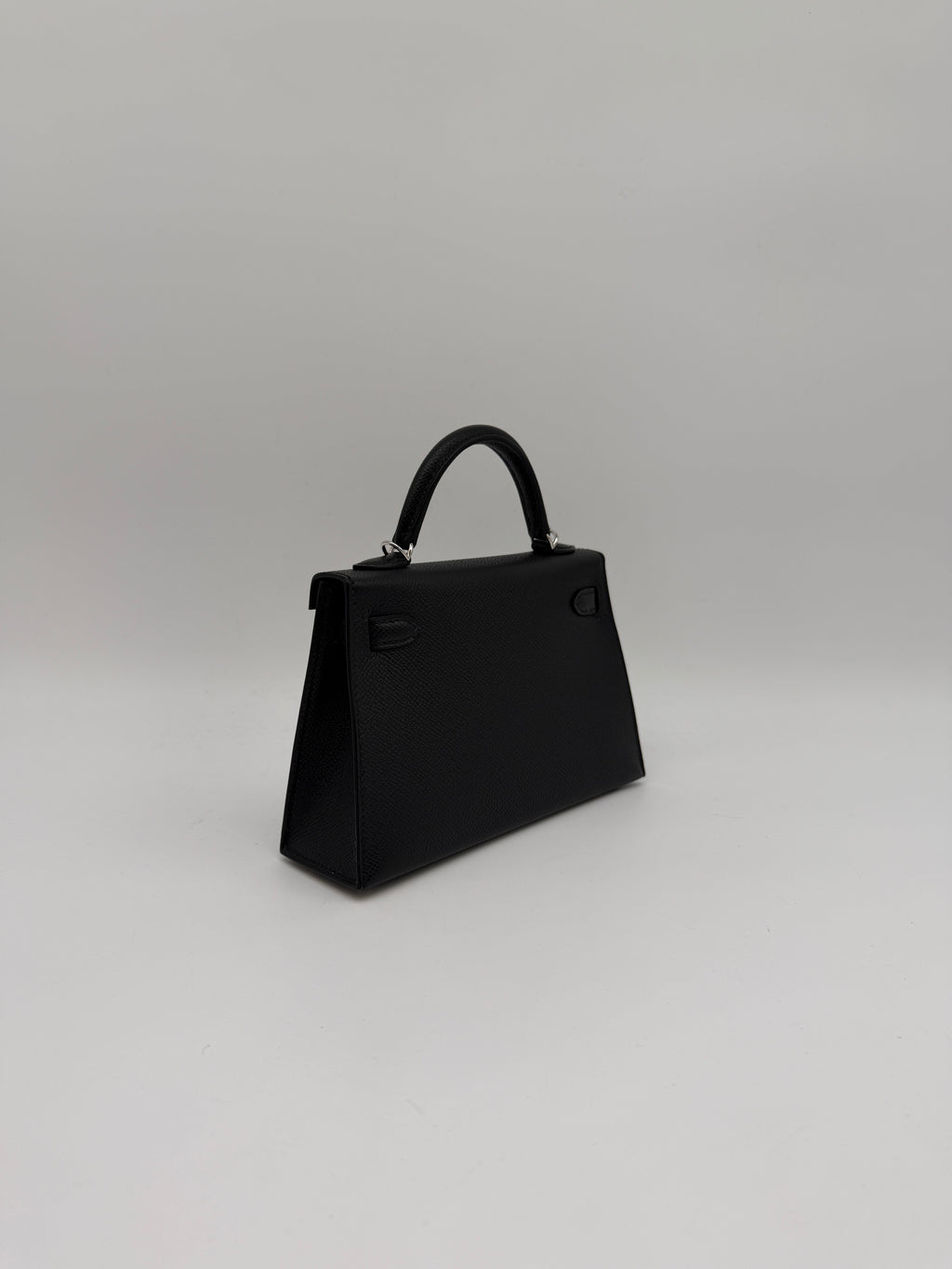 Hermès Mini Black Epsom Palladium Hardware