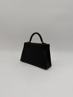 Hermès Mini Black Epsom Palladium Hardware