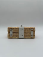 Hermès Mini Kelly Picnic Blanc Swift & Osier Palladium Hardware