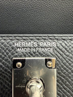 Hermès Mini Black Epsom Palladium Hardware