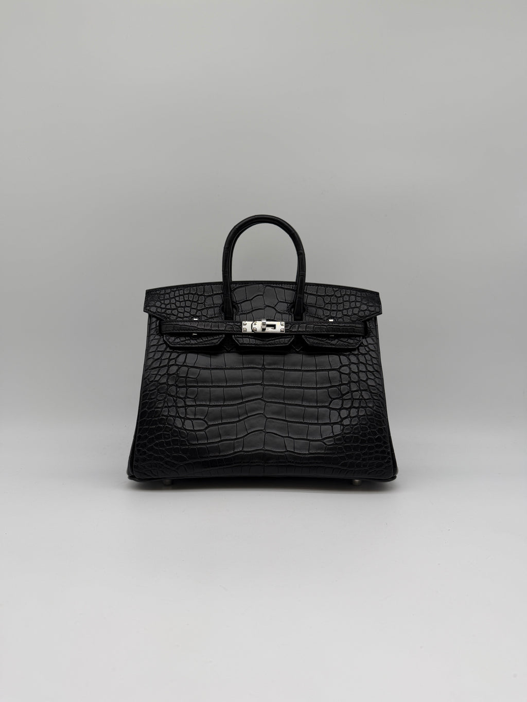 Hermès Birkin 25 Black Matte Palladium Hardware