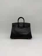 Hermès Birkin 25 Black Matte Palladium Hardware