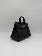 Hermès Birkin 25 Black Matte Palladium Hardware