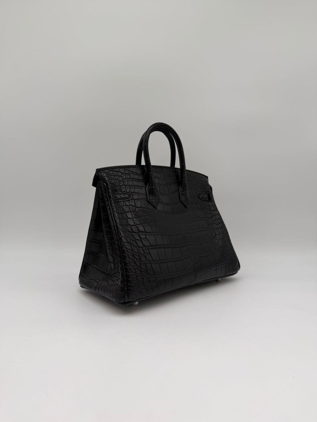 Hermès Birkin 25 Black Matte Palladium Hardware
