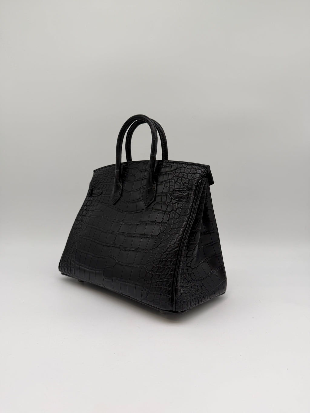 Hermès Birkin 25 Black Matte Palladium Hardware