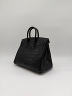 Hermès Birkin 25 Black Matte Palladium Hardware