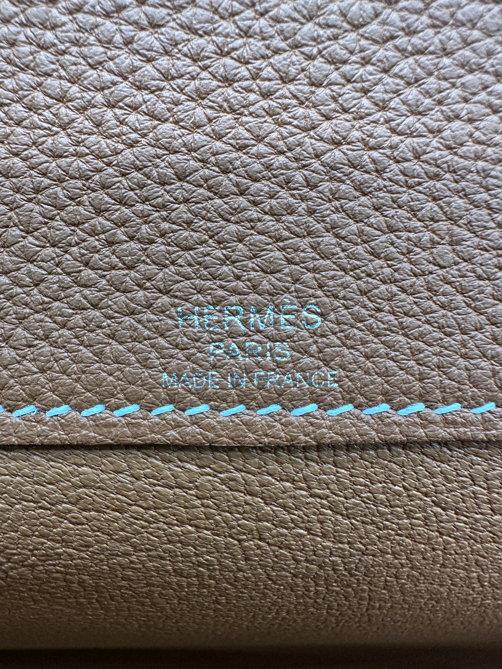 Hermès Kelly Depeches Gold Togo Palladium Hardware