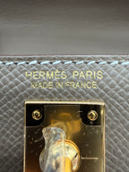 Hermès Mini Kelly Etoupe Epsom Gold Hardware