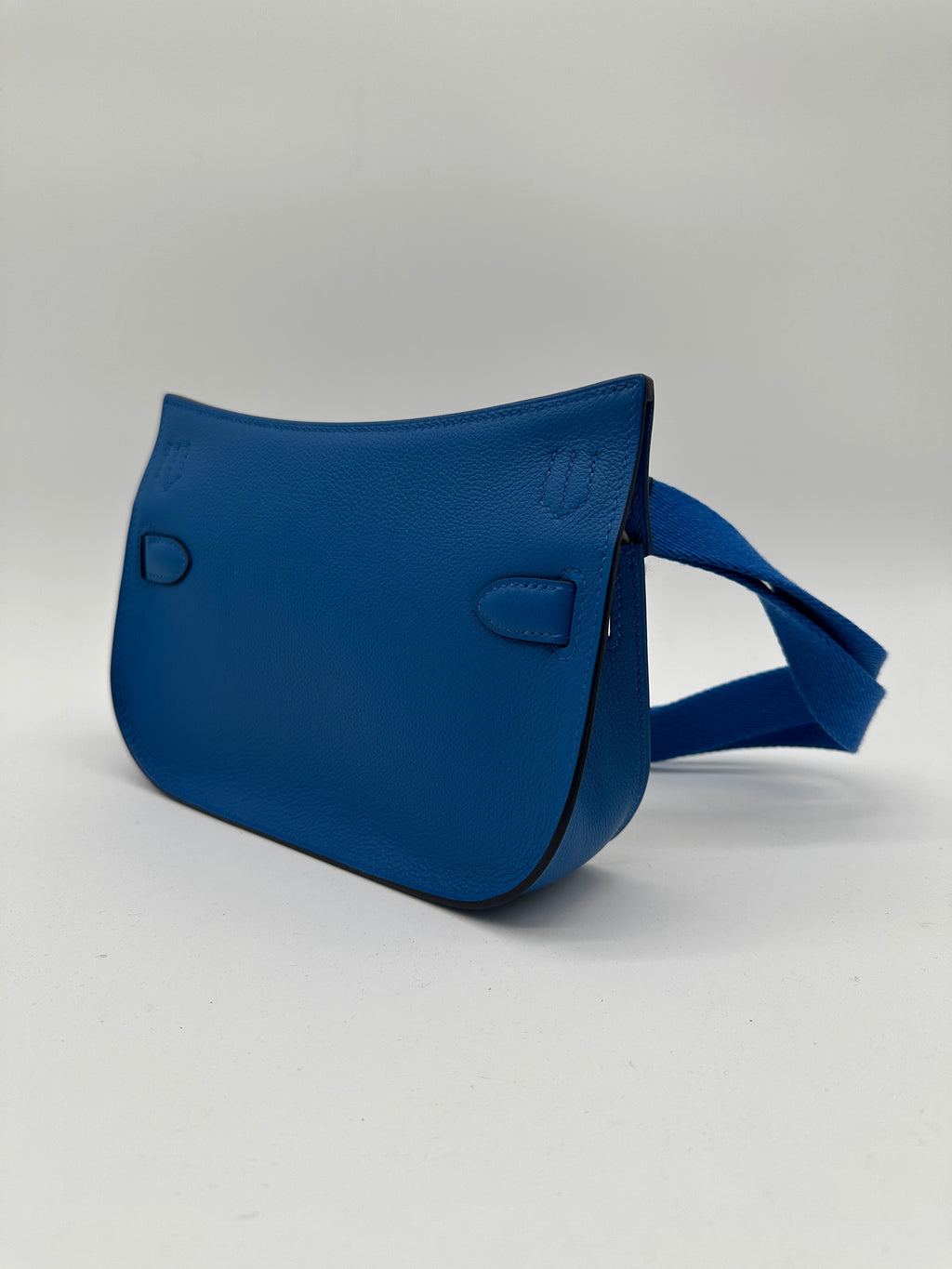 Hermès Mini Jypsiere Evercolor Blue Zellige Palladium Hardware