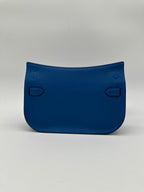 Hermès Mini Jypsiere Evercolor Blue Zellige Palladium Hardware