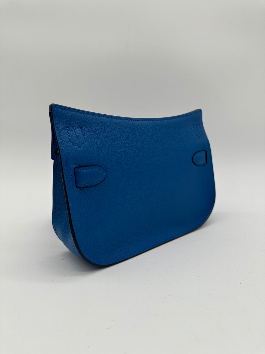 Hermès Mini Jypsiere Evercolor Blue Zellige Palladium Hardware