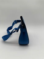 Hermès Mini Jypsiere Evercolor Blue Zellige Palladium Hardware