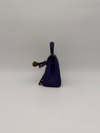 Hermès Kelly Doll Purple/ Dune Swift Palladium Hardware