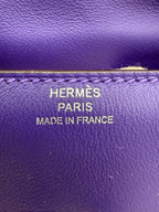 Hermès Kelly Doll Purple/ Dune Swift Palladium Hardware