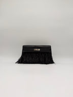 Kelly Elan Foile Black Matte Porosus Palladium Hardware