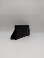 Kelly Elan Foile Black Matte Porosus Palladium Hardware