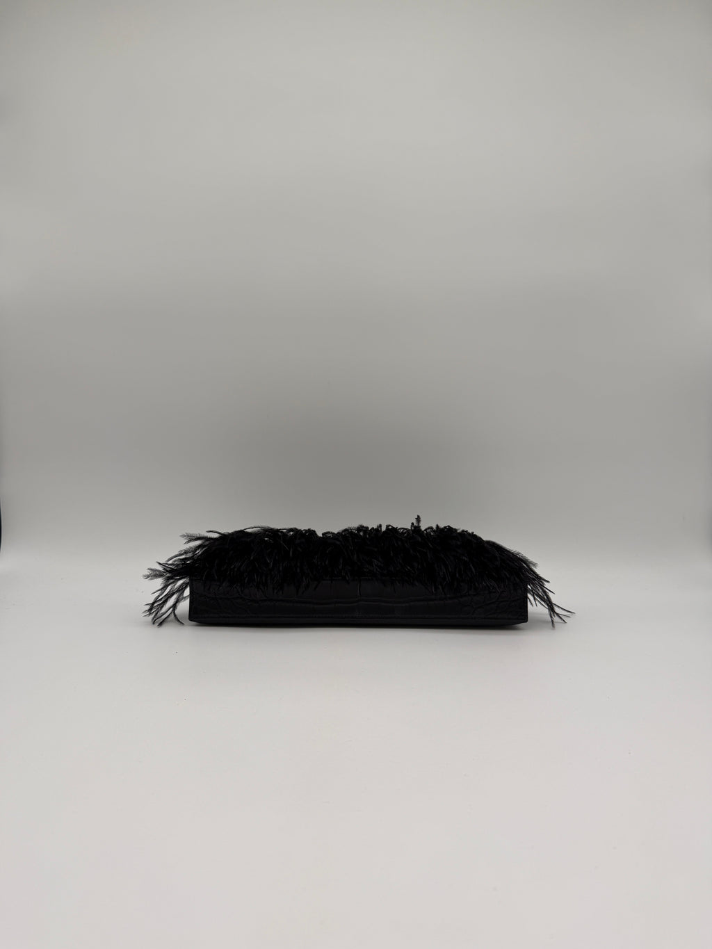 Kelly Elan Foile Black Matte Porosus Palladium Hardware