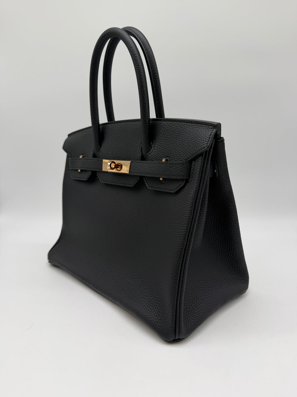 Hermès Birkin 30 Black Togo Rose Gold Hardware