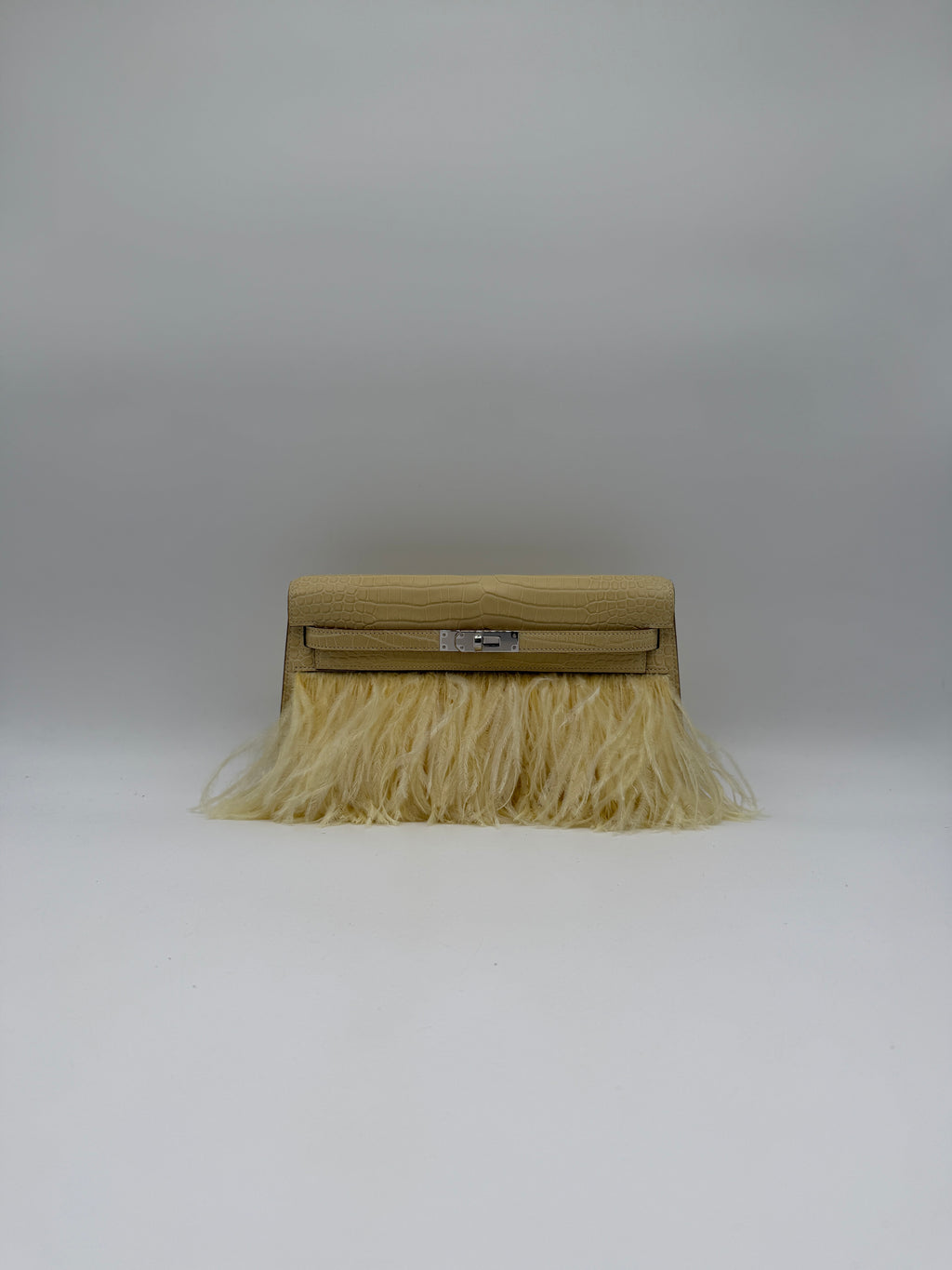 Kelly Elan Foile Vanilla Matte Porosus Palladium Hardware
