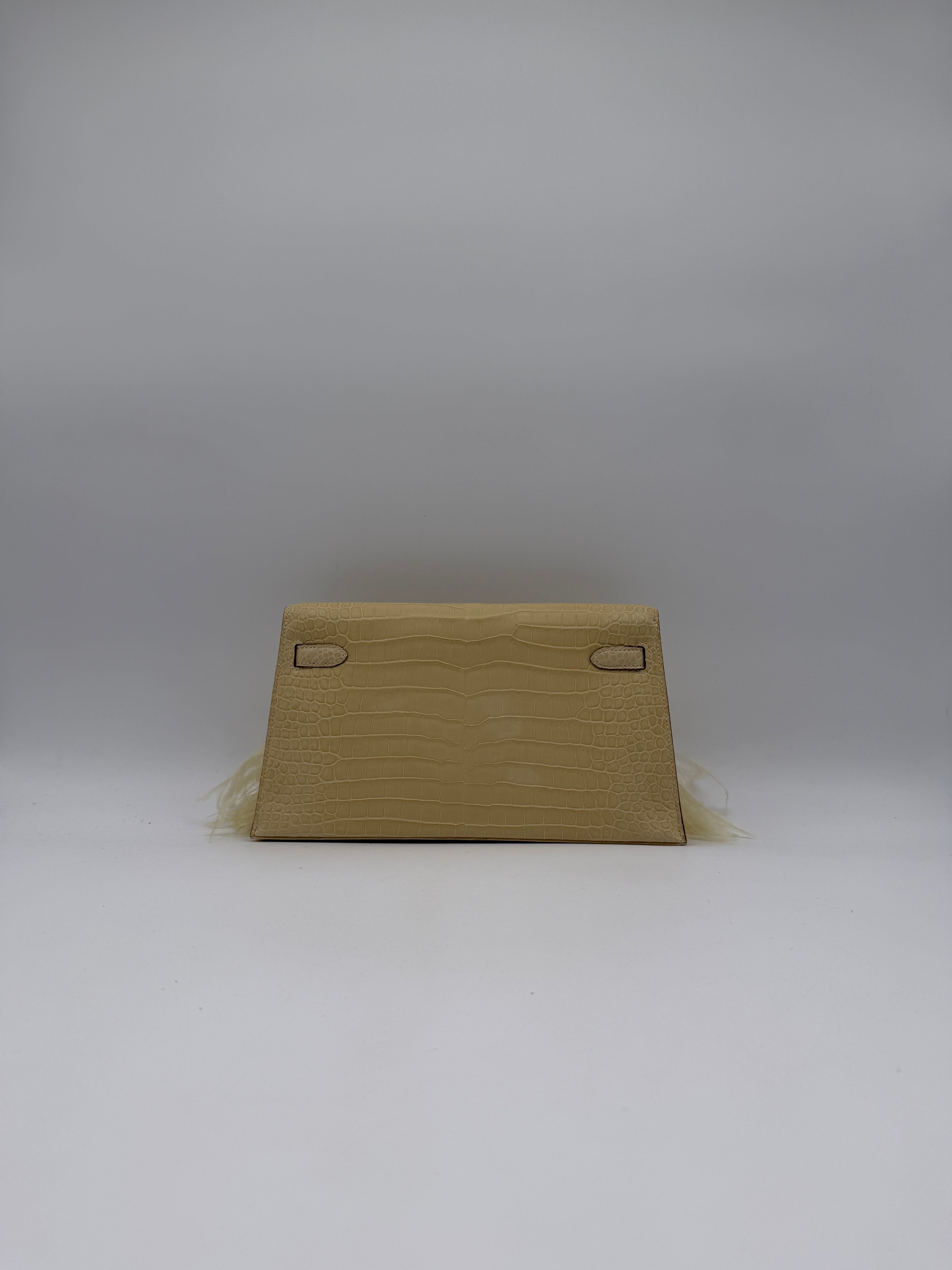 Kelly Elan Foile Vanilla Matte Porosus Palladium Hardware