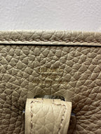 Hermès Mini Evelyne Beige Marfa Taurillon Clemence Gold Hardware