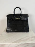 Hermès Birkin 25 Black Matte Palladium Hardware