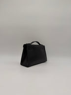 Hermès Kelly Pochette Marquete Noir/ Blanc/ Jaune De Naples Box Leather Gold Hardware