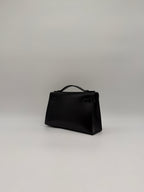 Hermès Kelly Pochette Marquete Noir/ Blanc/ Jaune De Naples Box Leather Gold Hardware