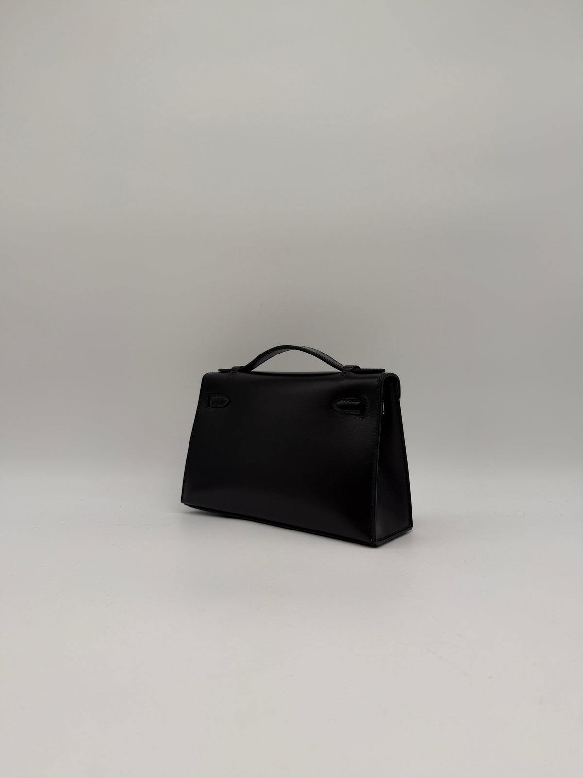 Hermès Kelly Pochette Marquete Noir/ Blanc/ Jaune De Naples Box Leather Gold Hardware
