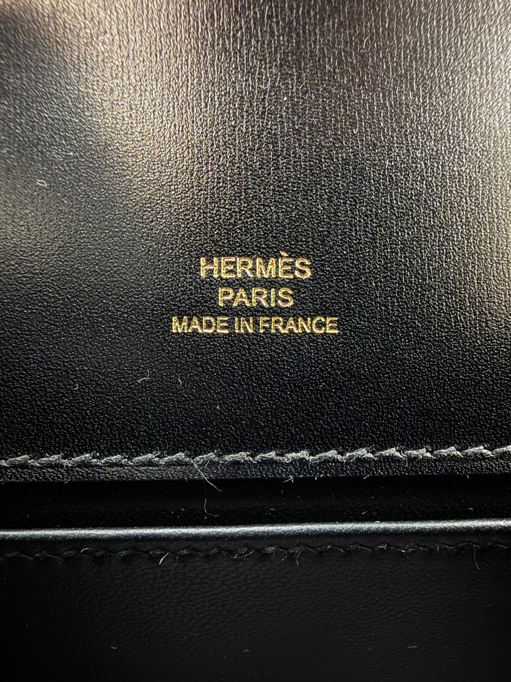 Hermès Kelly Pochette Marquete Noir/ Blanc/ Jaune De Naples Box Leather Gold Hardware