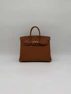 Hermès Birkin 25 Gold Togo Gold Hardware