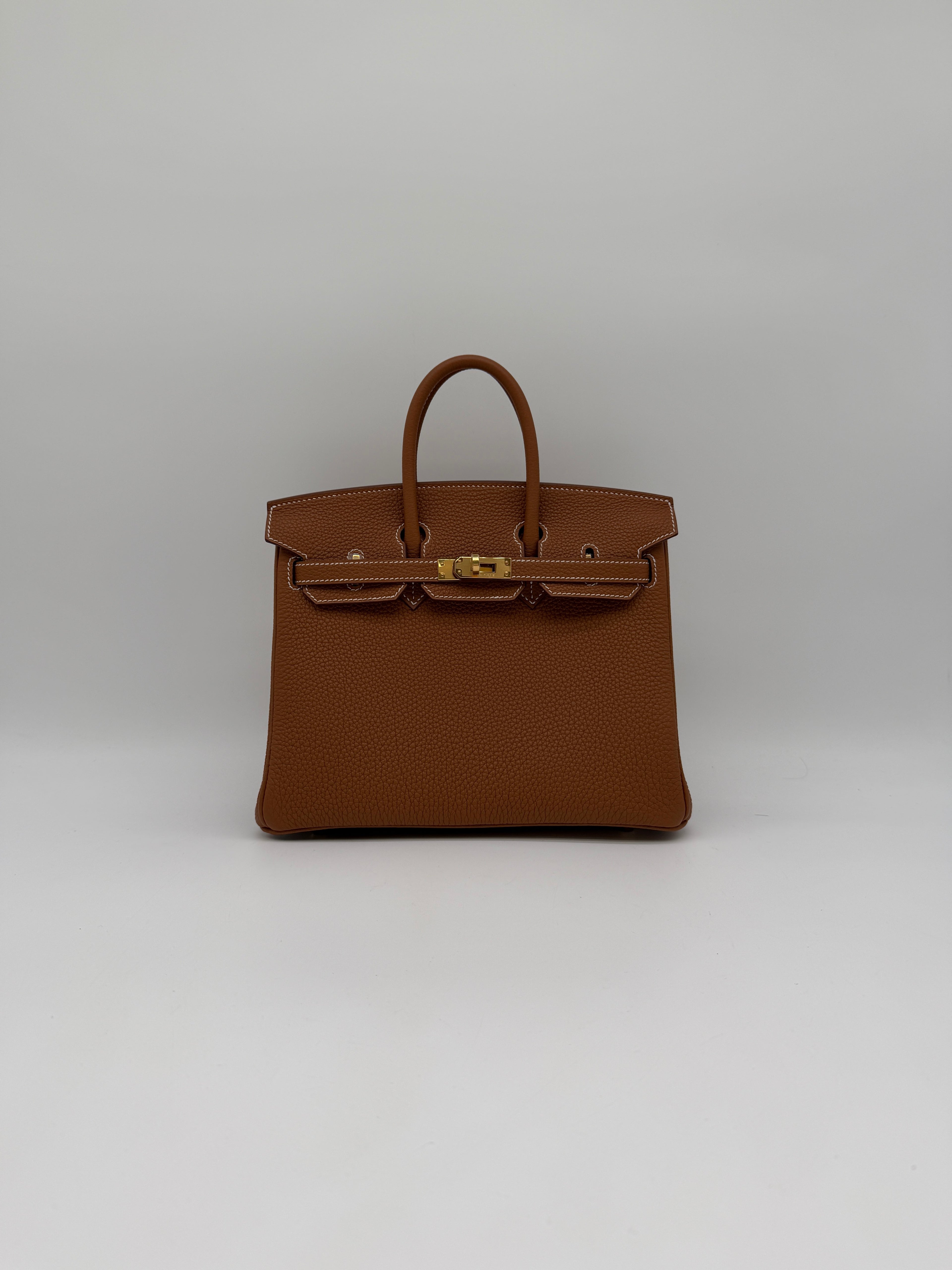 Hermès Birkin 25 Gold Togo Gold Hardware