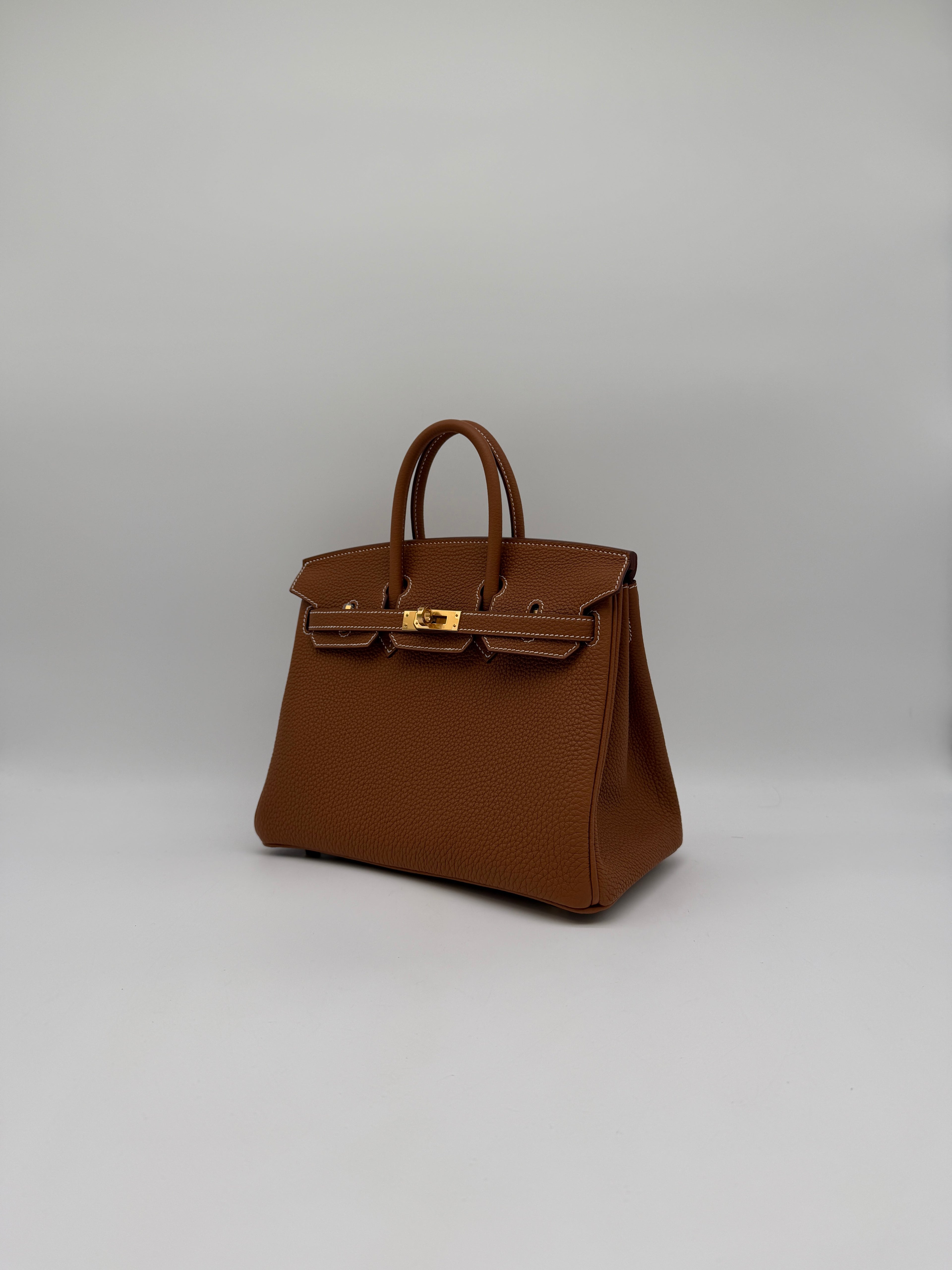 Hermès Birkin 25 Gold Togo Gold Hardware