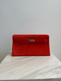 Hermès Kelly To Go Rose Texas Epsom Palladium Hardware